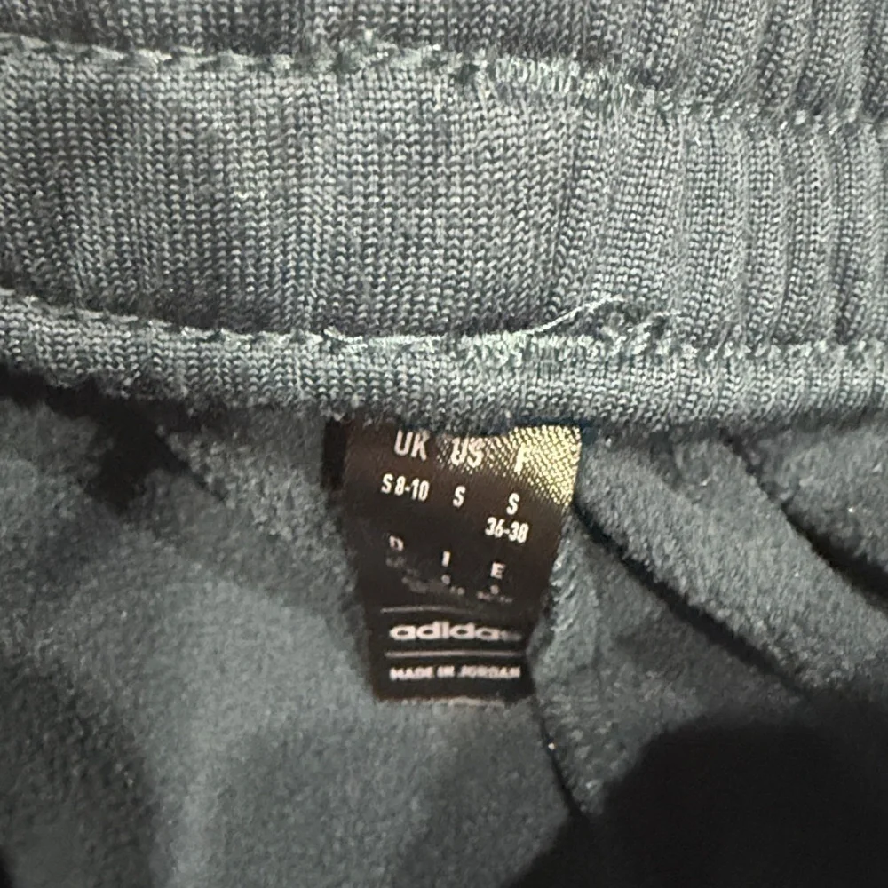 Adidas Teal Joggers with White Logo